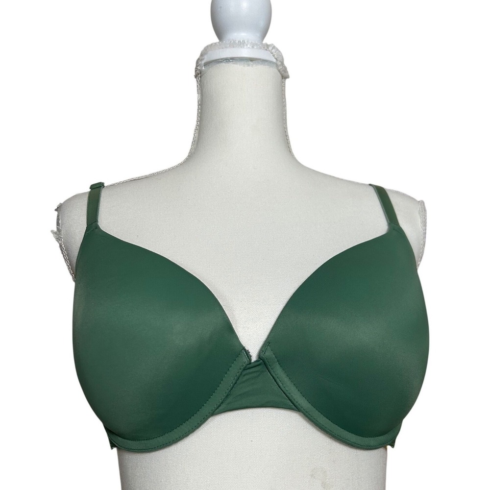 PINK by Victoria's Secret Push Up Bra Green Everyday Wear‎ Size 34DD
